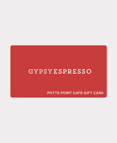 Potts Point Cafe Gift Card